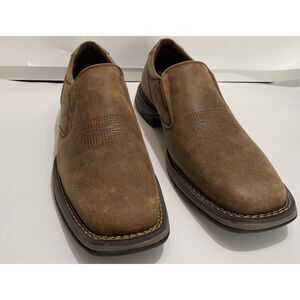 Roper Wilder Slip On Square Toe Men’s Vintage Tan Size 9